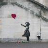 Banksy Girl and Heart Balloon 2840632113